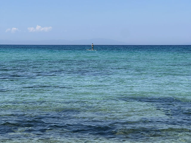 Beach day in Khalkidiki from Thessaloniki