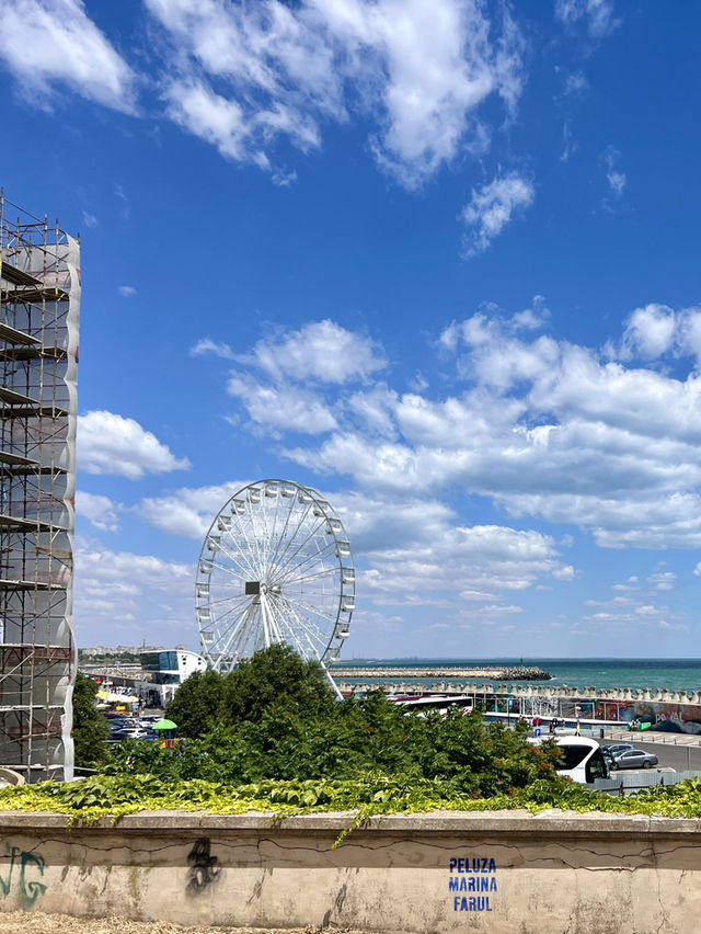 Black Sea and Constanta in Romania