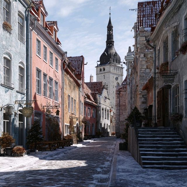 Fairytale Streets of Tallinn: Where Time Stands Still 🕰️✨ Fairytale Streets of Tallinn: Where Time Stands Still 🕰️✨