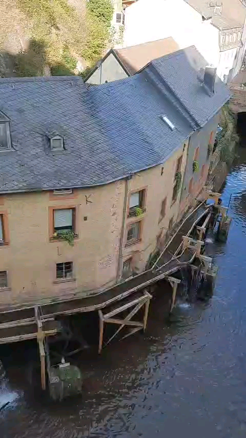 Europe’s Most Unique Urban Waterfall in Saarburg! 💦🏰