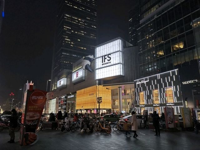 Shopping Mall with a Panda on Top in Chengdu 