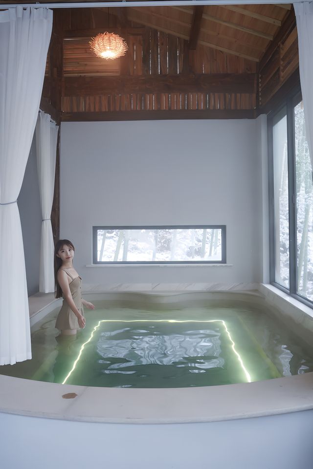 “雪是神的煙火”這裡不是北海道，是安吉！