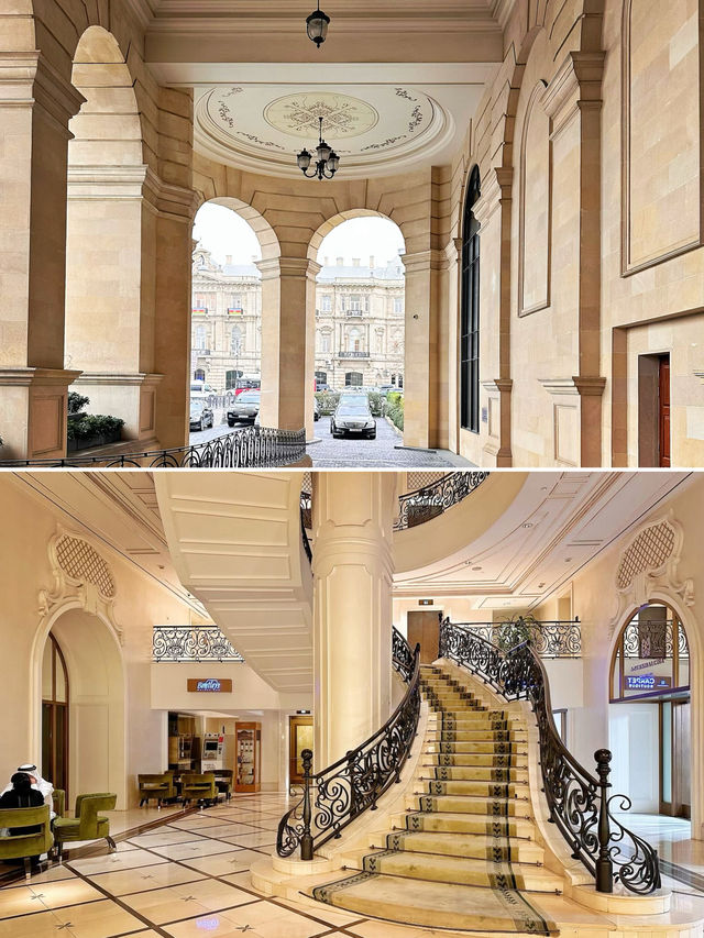 阿塞拜疆巴庫四季酒店～景觀超讚的行政套房還帶有一個復古式露台
