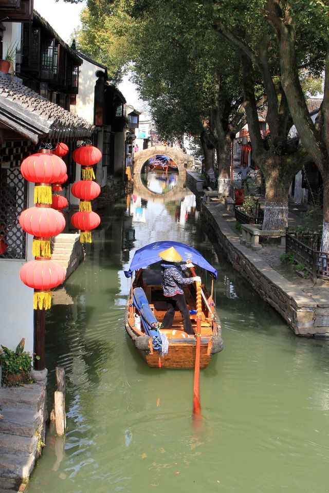 江南水鄉，水墨周莊