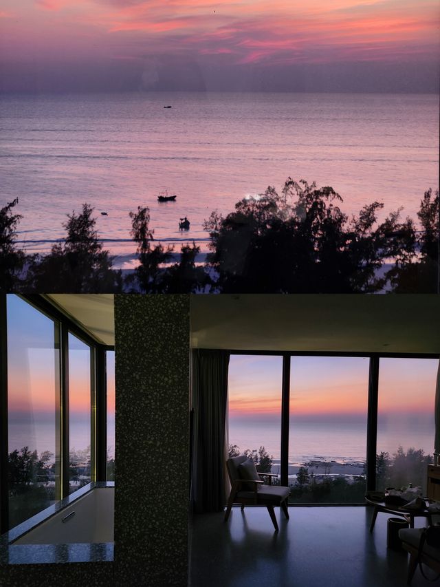 不照騙住到了涠洲島落日超正的海景房