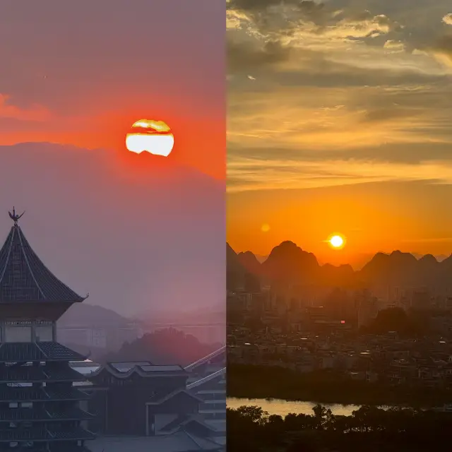 桂林日落觀賞全攻略，邂逅絕美晚霞
