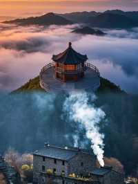嘩！隱藏喺雲霧中嘅「天空之田」