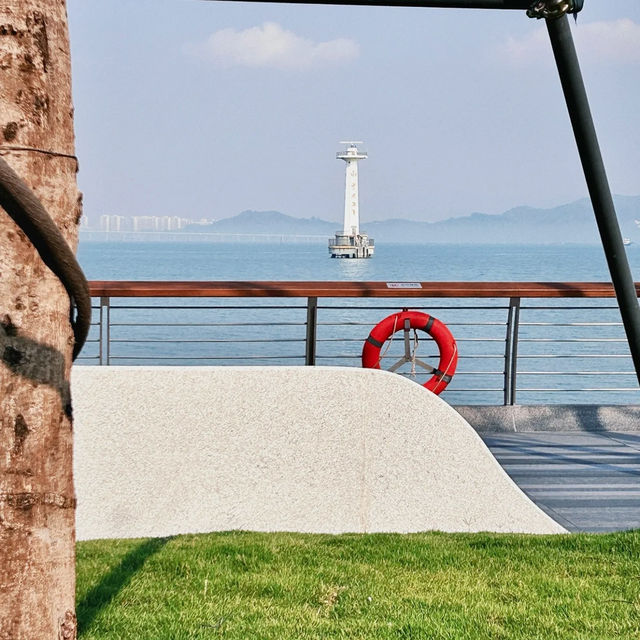 深圳太子灣濱海岸線公園！新開的！人少景美還免費～