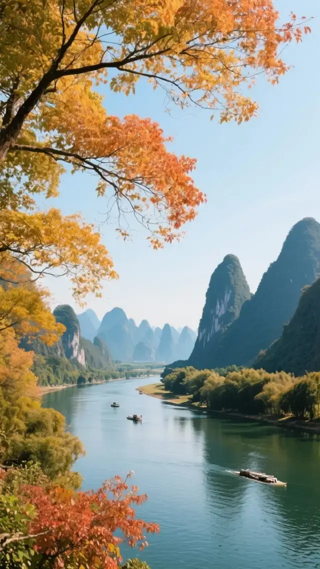 Wasted golden October is perfect for family trips