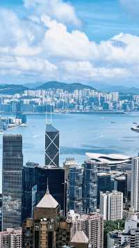 價值百萬的夜景,一分鐘免費看!香港太平山頂封神機位。