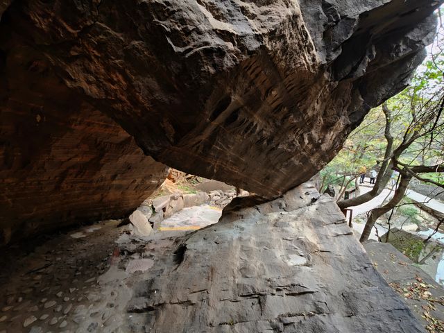 闖入億萬年前的天然畫廊河南龍潭大峽谷