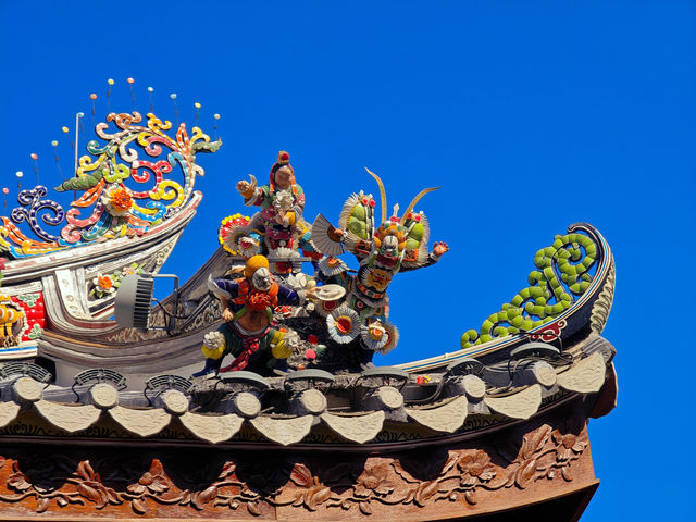 古建屋頂七彩雕 古建屋頂七彩雕