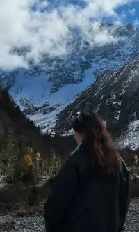 川西｜真的好幸運 拍到日照金山了！還有彩林