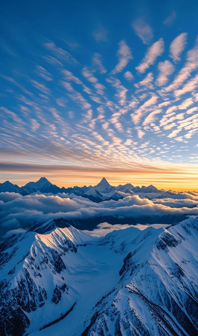 站在雪山之巔，我仰望那片浩瀚的星空，彷彿置身於宇宙的懷抱中。每一顆星星都閃爍著獨特的光芒，它們像是大
