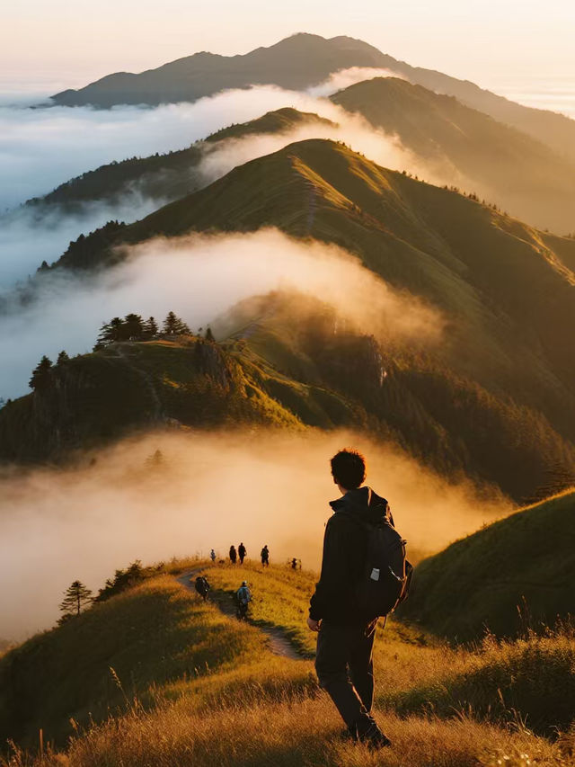 冬日帶娃登武功山!省力不費媽親子徒步攻略 冬日帶娃登武功山!省力不費媽親子徒步攻略