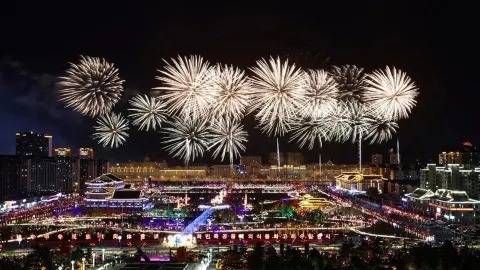 연변 원소절 등불 민속 축제의 향연 — traveler post in 왕칭