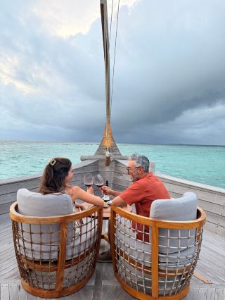 ミライドゥ（Milaidhoo）での忘れられない記念日のお祝い。