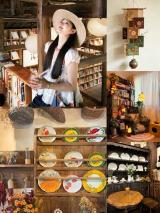 Stay at a literary-style guesthouse in Tai’an right at the foot of Dai Temple with a vintage book bar hotel