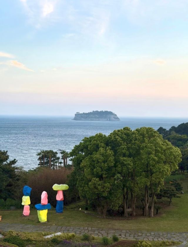濟州頂奢度假把JW萬豪住進懸崖美術館裡