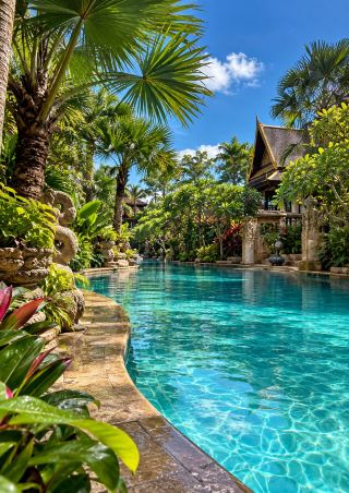 I was blown away by the pool at this resort in Phuket! 