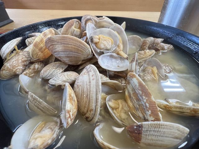 あさり爆盛り！名物貝汁が食べれる山口のドライブイン