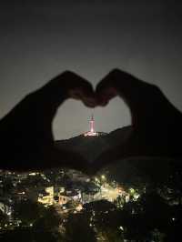 남산타워 1열 직관은 여기가 답,,❤️