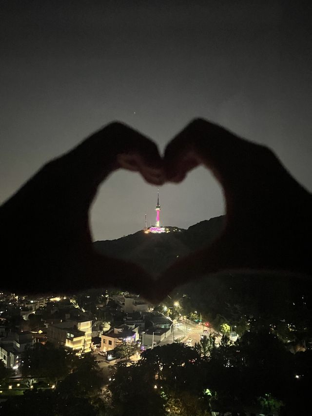 남산타워 1열 직관은 여기가 답,,❤️