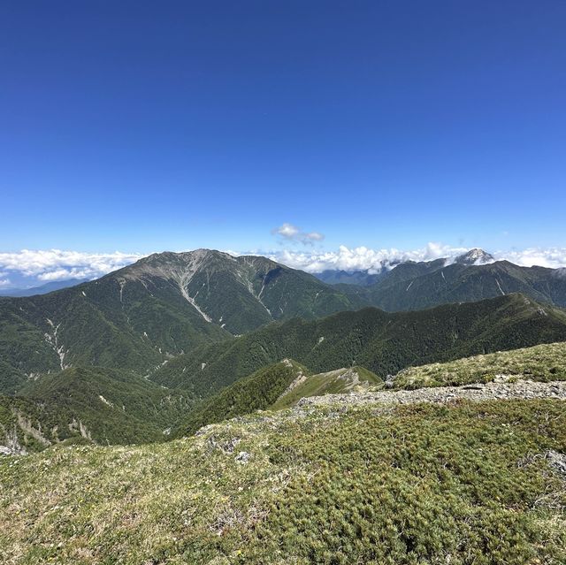 【山梨】美しき稜線と峰！絶景の小太郎山分岐点