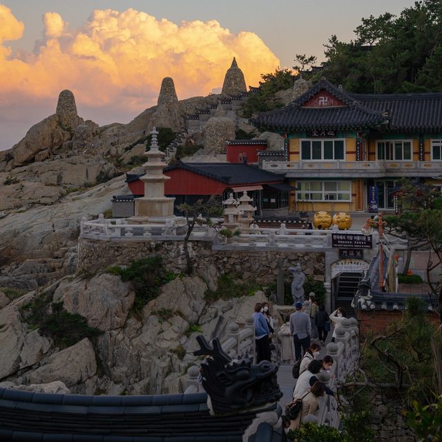 바다위의 특별한 절 해동용궁사🌊
