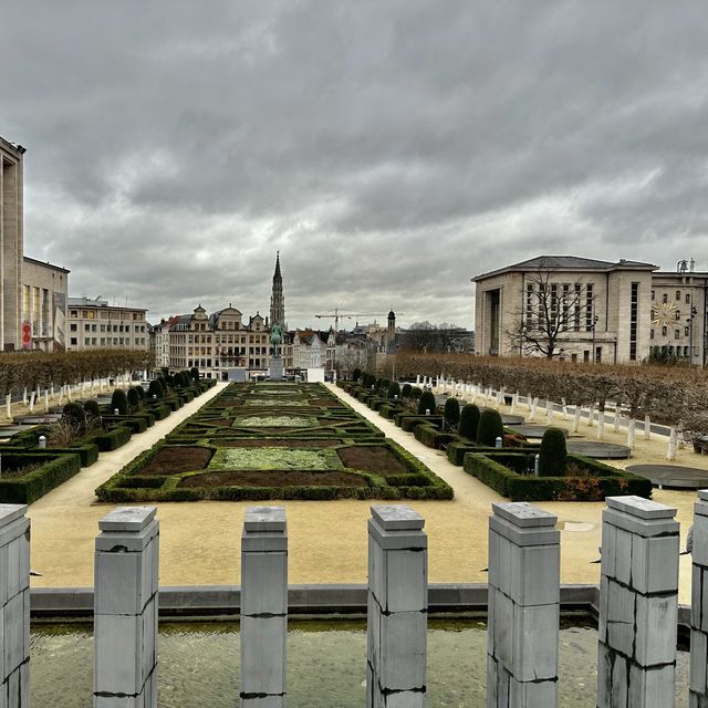 Jardin du Mont des Arts - Brussels, Belgium