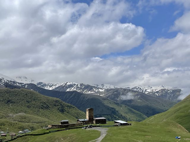 Ushguli, historical village in the moutain