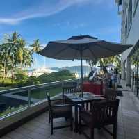 BREAKFAST BY THE POOL AND SEA