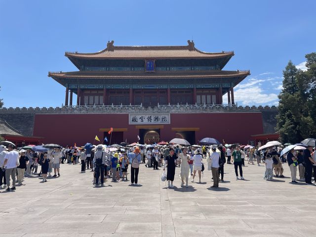 中國知名的地標，北京故宮