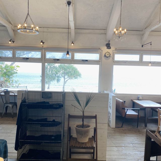 沖縄🏝久米島のオーシャンビューカフェがたまらない🌊