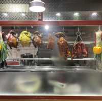 懷舊佈置自助餐