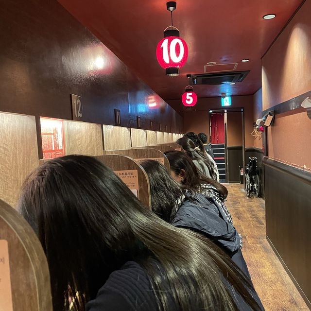 Ichiran ramen in Japan 