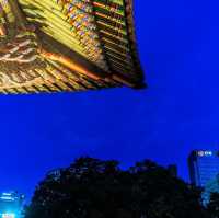 TheBest night view of Deoksugung Palace