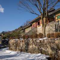 Buseoksa The Floating Temple in Winter Season