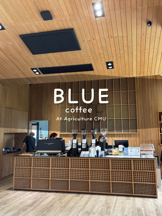 Blue coffee
