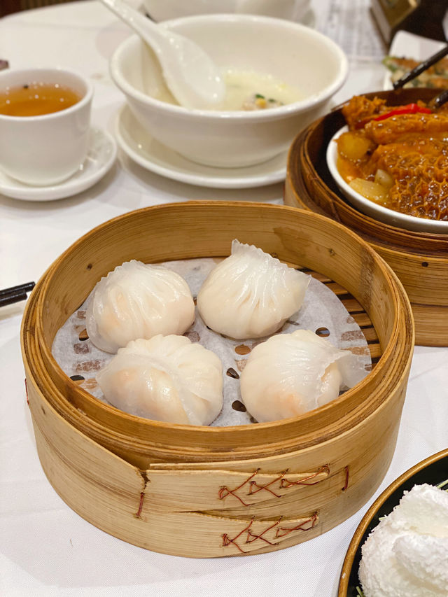🫖💲1 四粒漲卜卜蝦餃！🦐