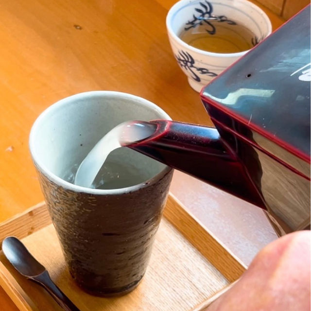 【出雲】この立ち上る蕎麦湯の湯気に溺れたい✨
