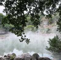 【北投】地熱谷公園：硫磺煙霧瀰漫、附近煮溫泉蛋超好玩！