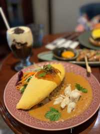 香港探店 大埔美食 流心蛋包飯🍳