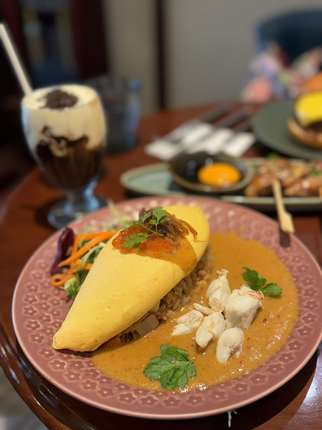 香港探店 大埔美食 流心蛋包飯🍳