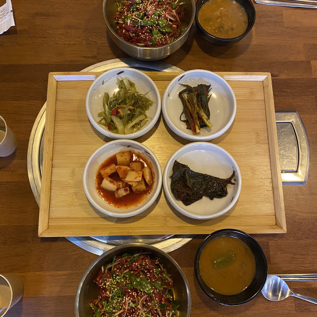 江南 お腹いっぱい食べられるユッケビビンバ💕