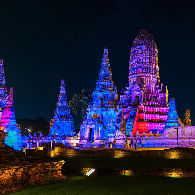 สัมผัสความงดงามของ 5 โบราณสถานยามค่ำคืนที่อยุธยา