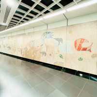 Orchard road busy Dhoby Ghaut MRT
