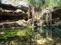 Hidden Paradise in selva of Yucatan