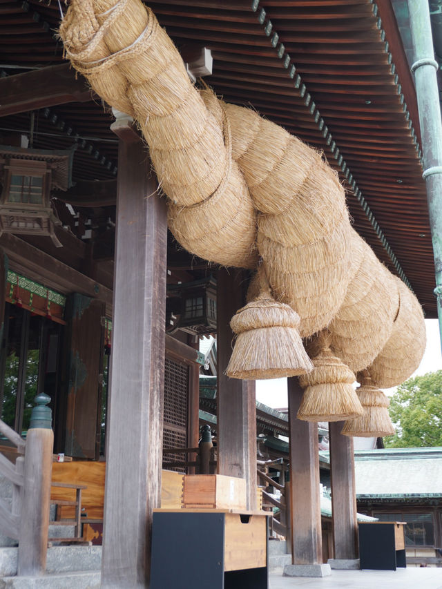 CMで話題となった光の道  3つの日本一がある神社