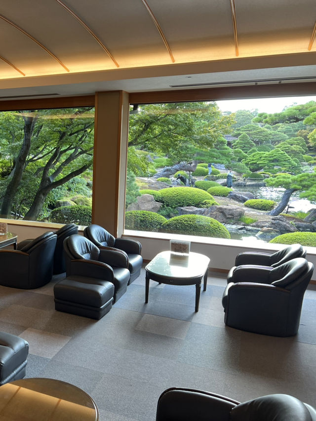 Matcha sweets that perfectly match the Japanese garden